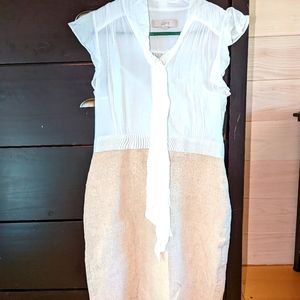 Sophisticated Ann Taylor Loft business casual dress, super feminine style